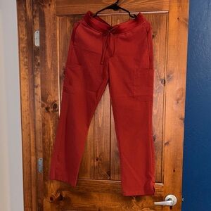 Mandala Red Drawstring scrubs